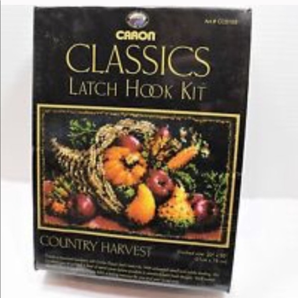 Handmade Fall Cornucopia Hook Rug - Picture 4 of 4